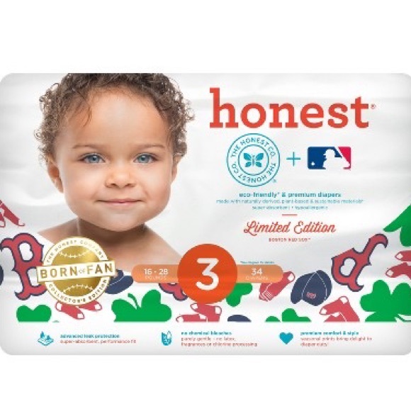 The Honest Company Other Limited Edition Boston Red Sox Diapers